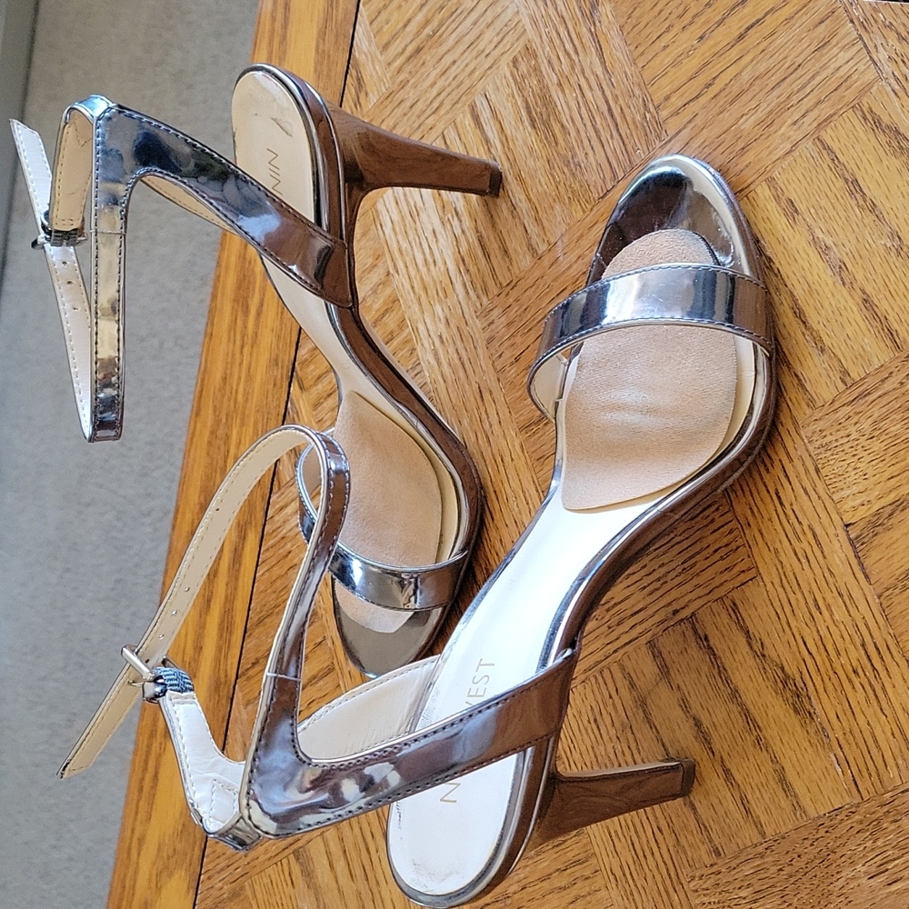 Nine West Mirror Heel Sandals (G)